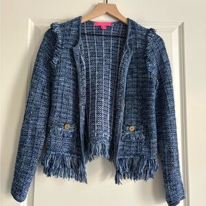 Lilly Pulitzer Simona Fringe Blazer